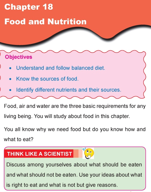 Grade 4 Science Lesson 18 Food and Nutrition