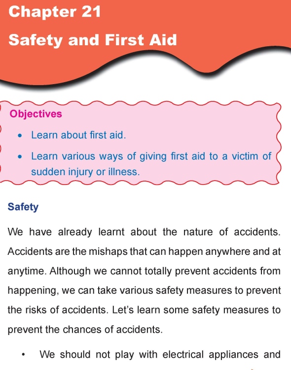Grade 4 Science Lesson 21 Safety and First Aid